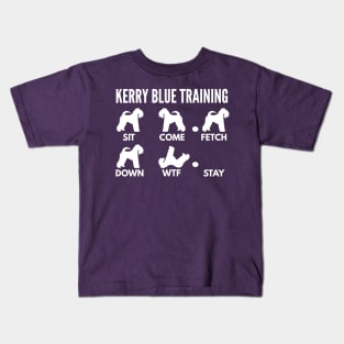 Kerry Blue Training Kerry Blue Dog Tricks Kids T-Shirt